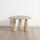 As Shown: Solid Oak finished in Mint White Natural.