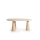 As Shown: Solid Oak finished in Mint White Natural.
