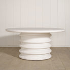 As Shown: in both sizes, 8 step limestone micro coat, White.