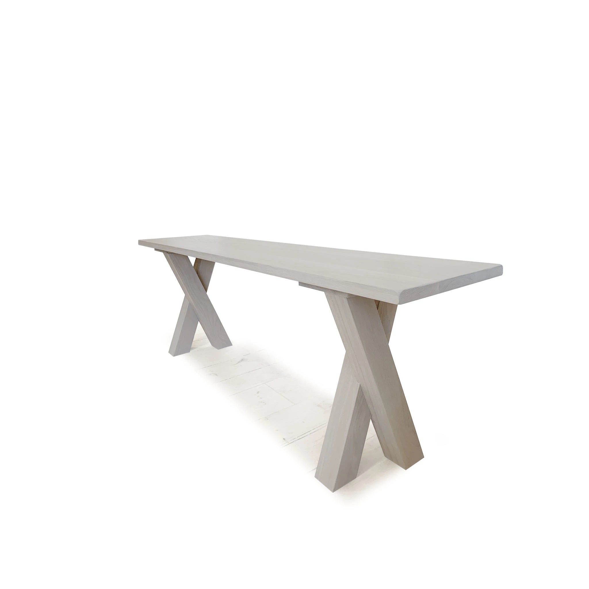 As Shown: Large, Solid Oak, Custom Finish