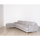 As Shown: Slipcovered in COM. Oak legs finished in Mint White Natural.