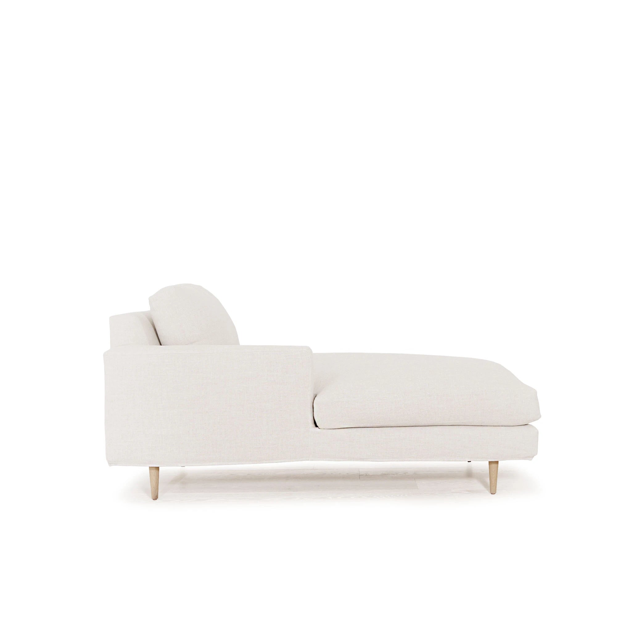 Avilia Chaise, Slipcovered in Belgian Oatmeal  | Muskoka Living Collection