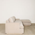 As Shown: in Sky Flax, Mint White Natural finish.