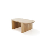 As Shown: Oak finished in Beach White (Discontinued Finish).