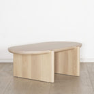 As Shown: Oak finished in Beach White (Discontinued Finish).