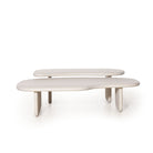 As Shown: Small Set with a Bullnosed Edge in Mint White Super White Finish