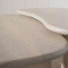 As Shown: Small Set with a Bullnosed Edge in Mint White Super White Finish