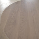 As Shown: in Large, oak finished in Mint White Super White.