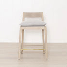 As Shown: in Mint White Natural with COM fabric cushion.