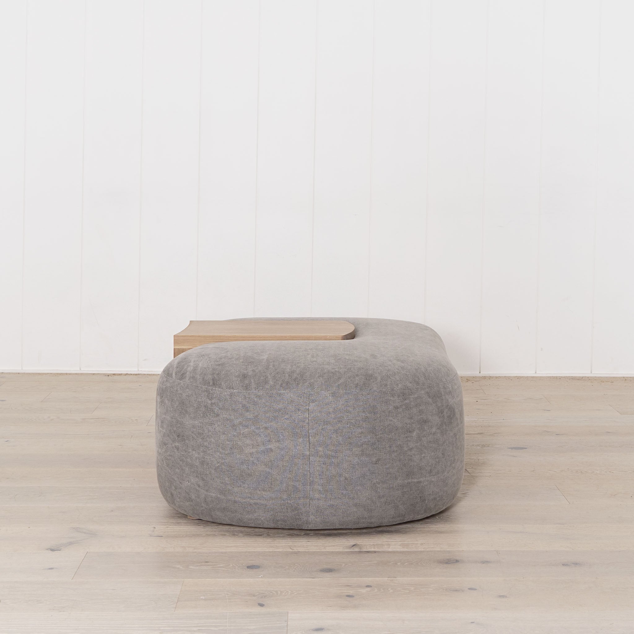 As Shown: in COM, custom oak finish