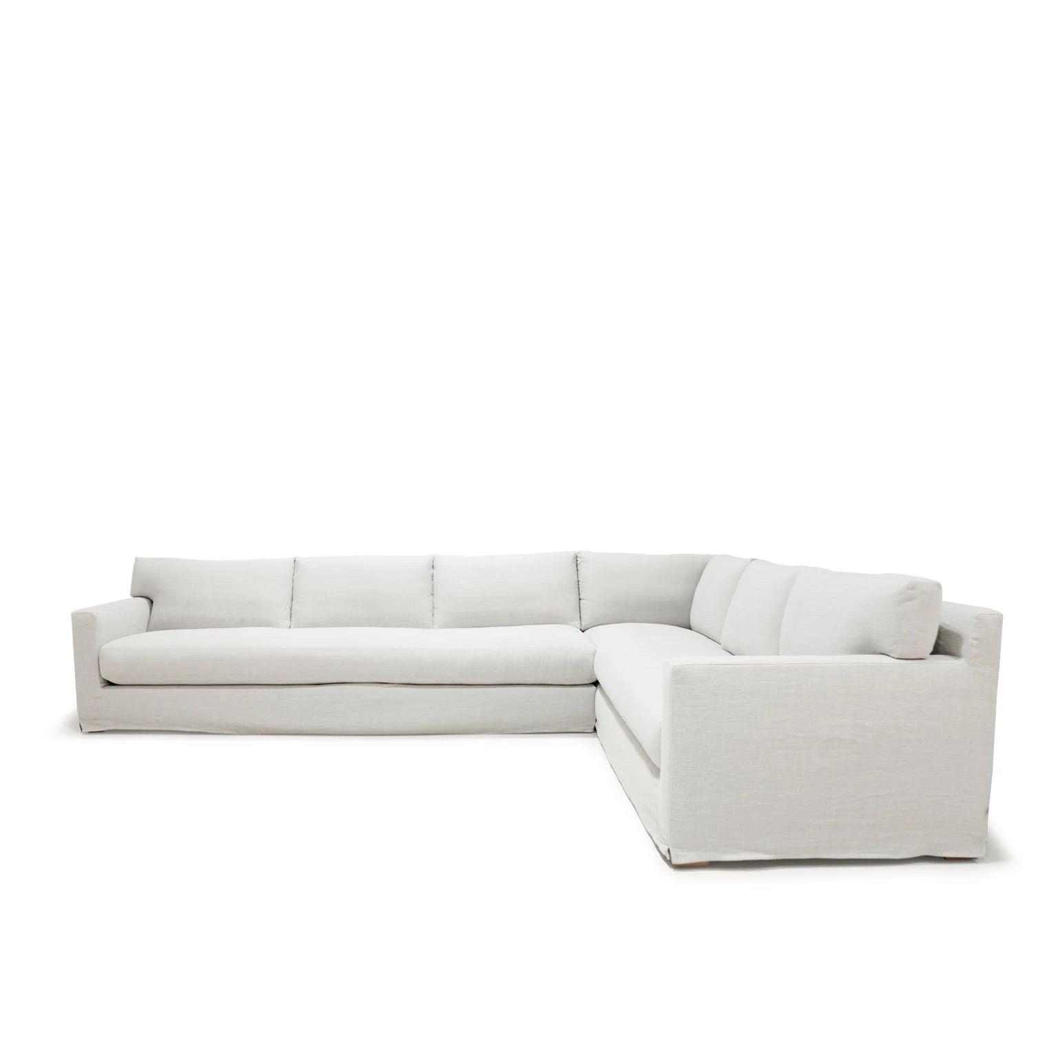 As Shown: in slipcovered Beale Silver