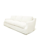 As Shown: in slipcovered Nomad Snow. And slipcovered Sheepskin Charcoal.