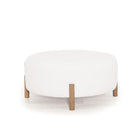 As Shown: in Ivory Shearling, oak finished in Mint White Super White
