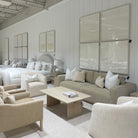 As Shown:Oak finished in Mint White Natural