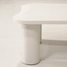 As Shown: in solid Ash wood wire brushed painted Revere Pewter