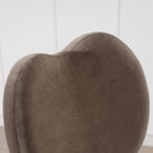 As Shown: in Sky Taupe. Oak finished in Mint White Super White.