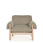 As Shown: in Bellamy Moss, oak finished in Mint White Natural