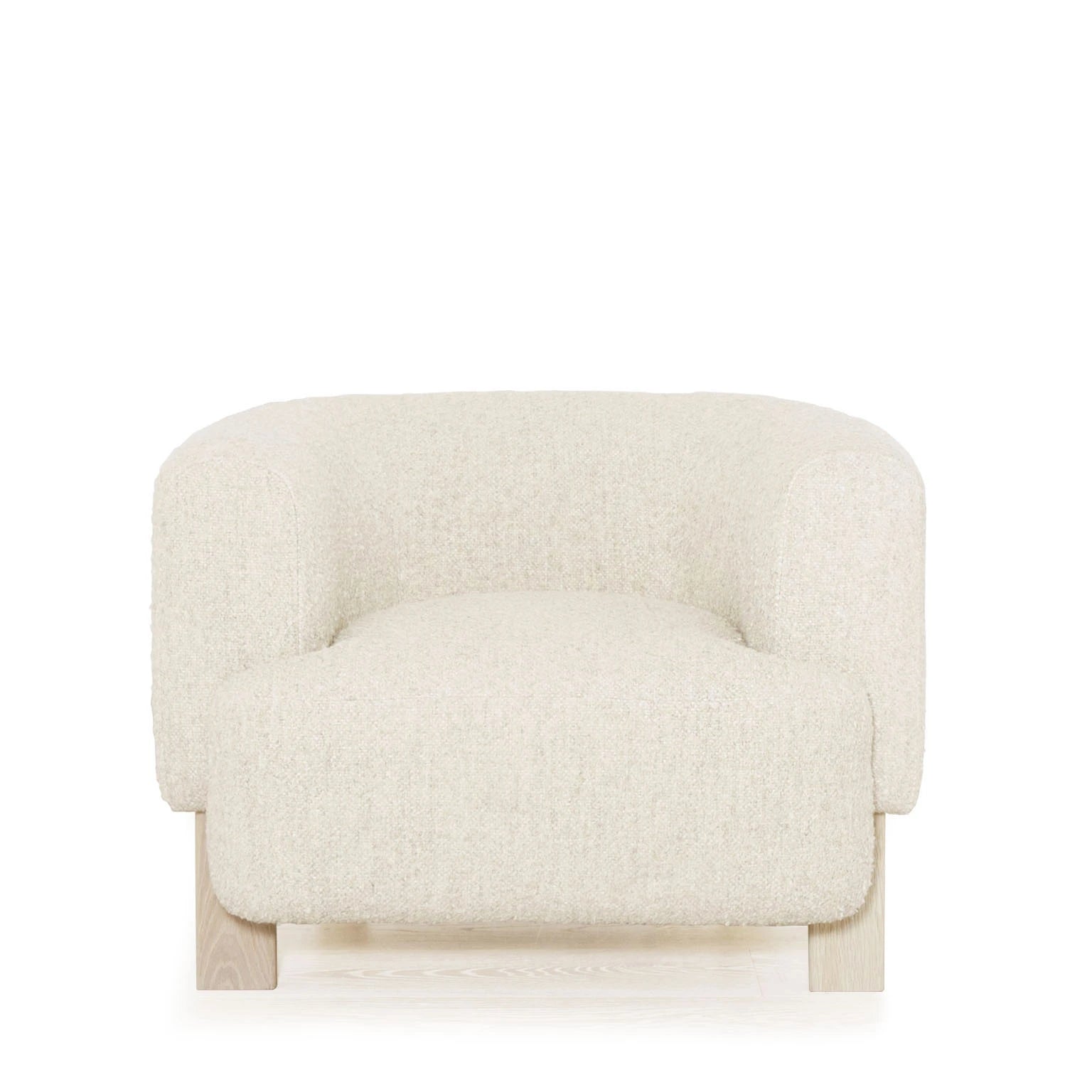 Palm Chair, Muskoka Living Collection - Shown in Berber Natural. Oak finished in Mint White / Natural 