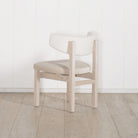 Sheepskin White back, Sky Flax seat. Mint White Super White oak