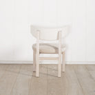 Sheepskin White back, Sky Flax seat. Mint White Super White oak