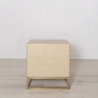 As Shown: in Mint White Natural and brass base.