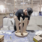 As Shown: in small, Mint White Natural