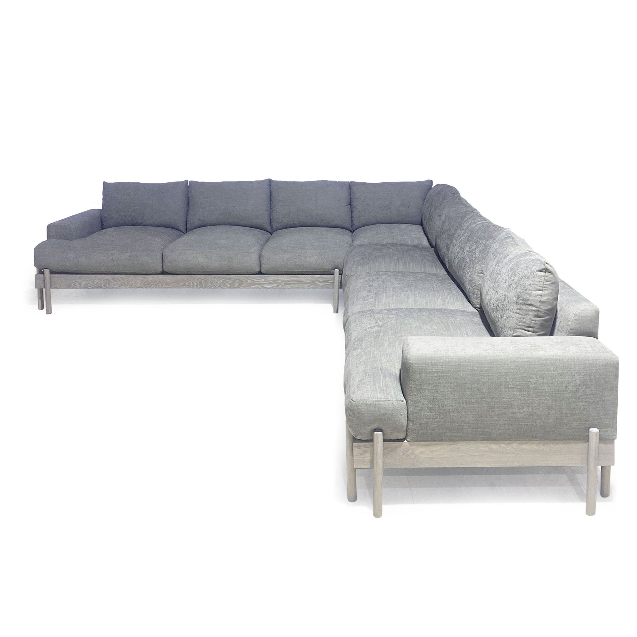 As Shown: in Belgian Oatmeal, Mint White / Super White finish.