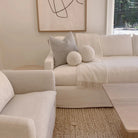 As Shown: in slipcovered Belgian Oatmeal